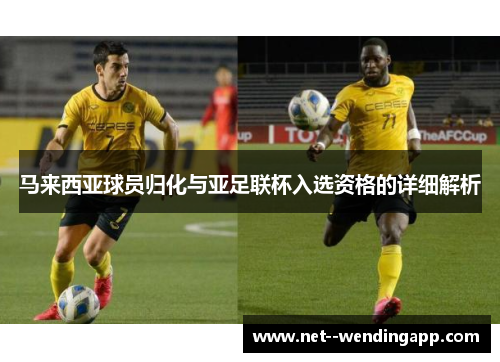 马来西亚球员归化与亚足联杯入选资格的详细解析